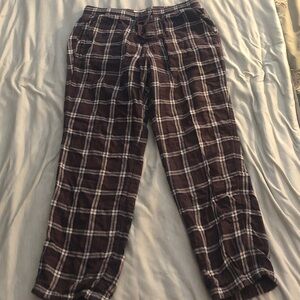 UGG Men's Brown Checkered Pajama Bottoms